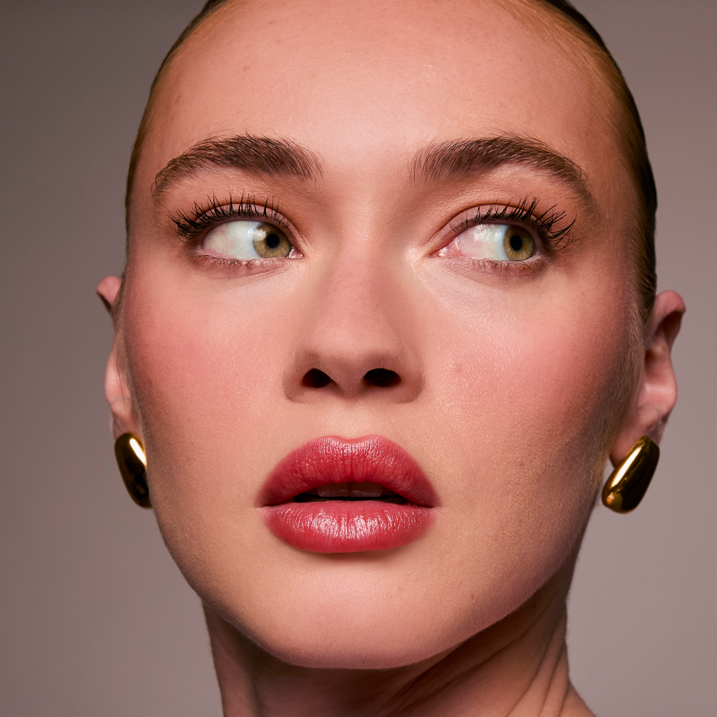 cherry red lipstick
