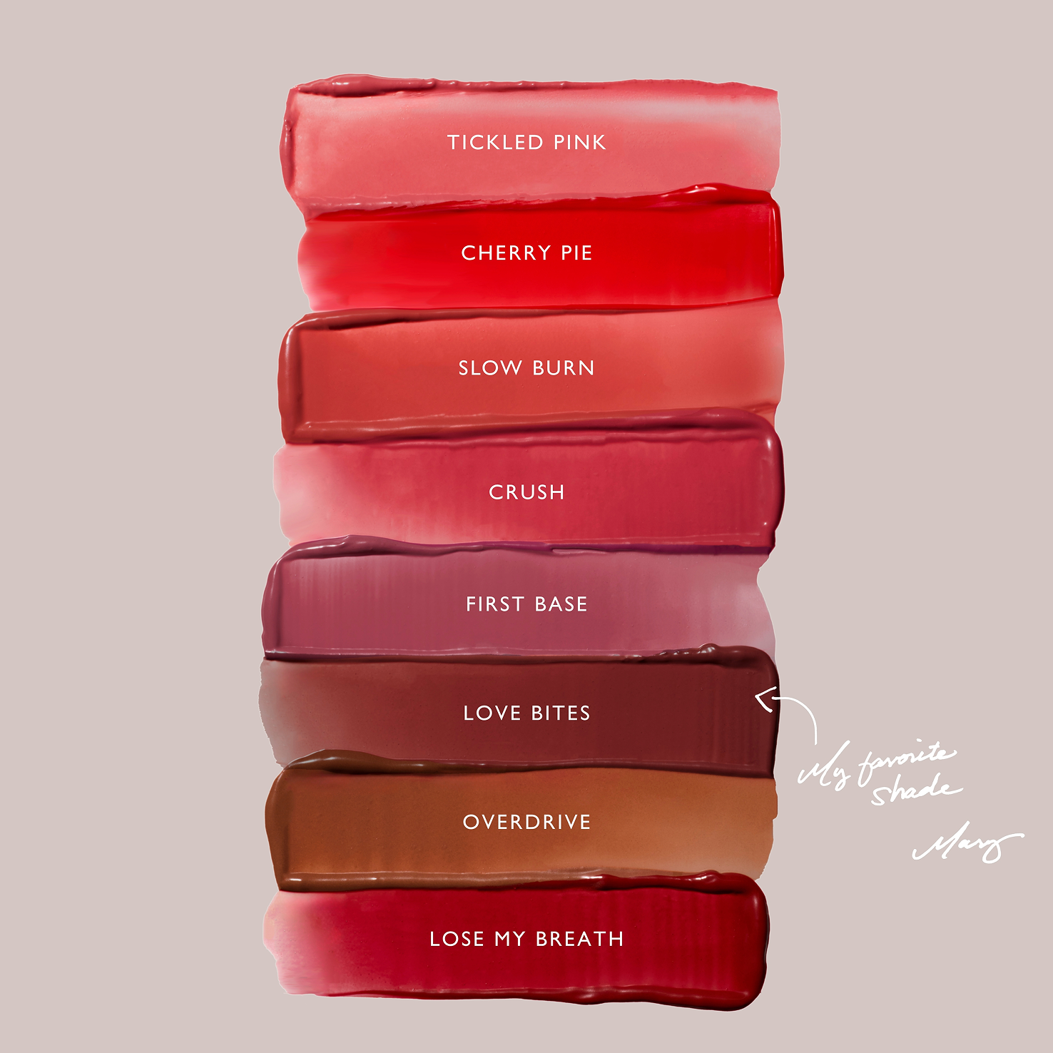 red lipstick shades
