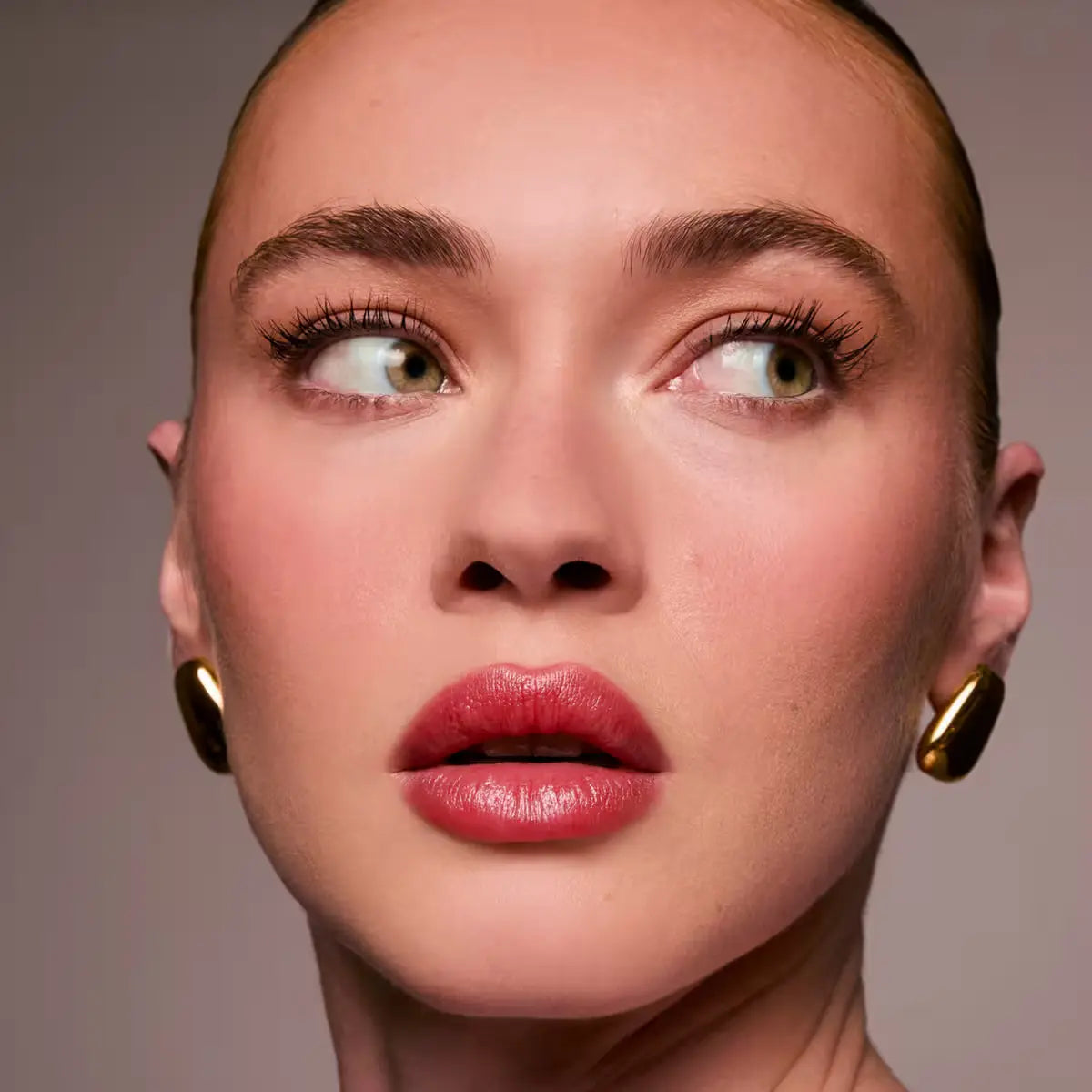cherry red lipstick