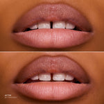 Close-up of lips with a before and after comparison labeled 'After Bittersweet'.