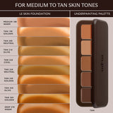 Underpainting Face Palette & Brush Duo - Tan